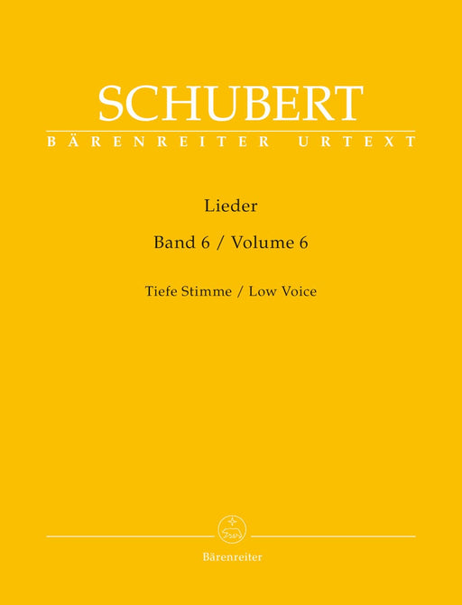 Lieder, Volume 6 (Low Voice) 舒伯特 低音 騎熊士版 | 小雅音樂 Hsiaoya Music