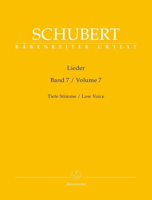 Lieder, Volume 7 (Low Voice) 舒伯特 低音 騎熊士版 | 小雅音樂 Hsiaoya Music