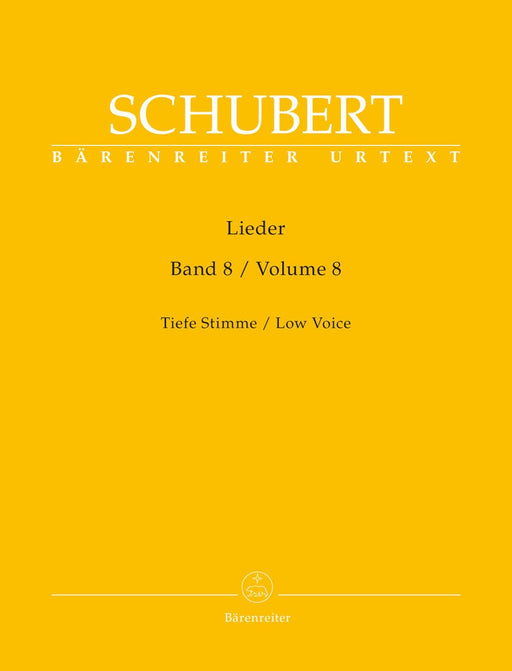 Lieder, Volume 8 (Low Voice) 舒伯特 低音 騎熊士版 | 小雅音樂 Hsiaoya Music