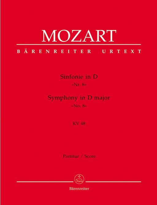 Symphony Nr. 8 D major K. 48 莫札特 交響曲 騎熊士版 | 小雅音樂 Hsiaoya Music