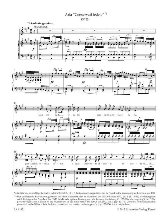 Concert Arias for low Soprano and Contralto 莫札特 音樂會 詠唱調 騎熊士版 | 小雅音樂 Hsiaoya Music