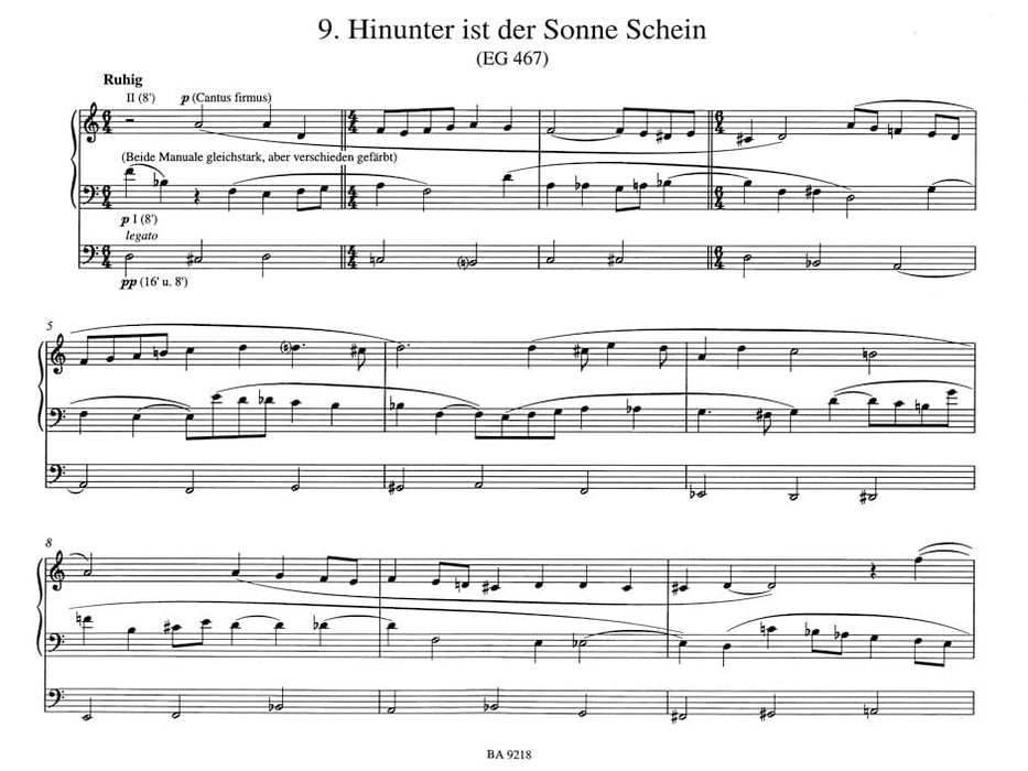 Choralvorspiele, Band III op. 57 合唱 騎熊士版 | 小雅音樂 Hsiaoya Music