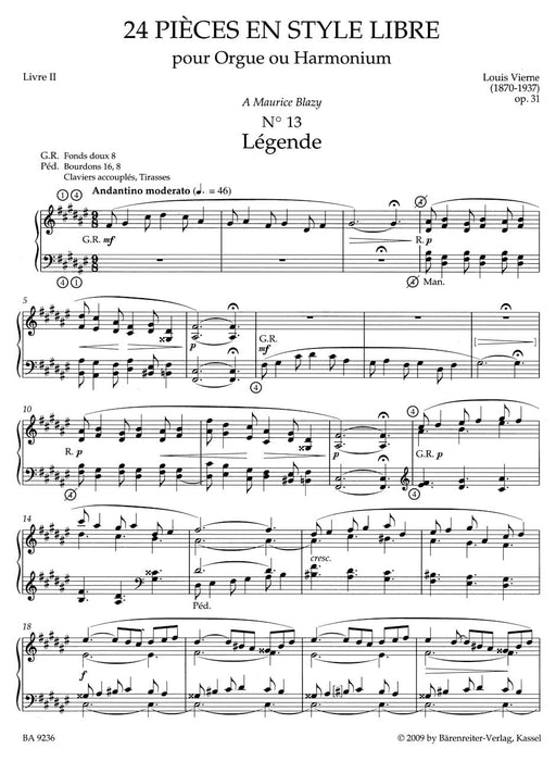 Pièces en style libre en deux livres, Livre II op. 31 (1914) 風格 騎熊士版 | 小雅音樂 Hsiaoya Music