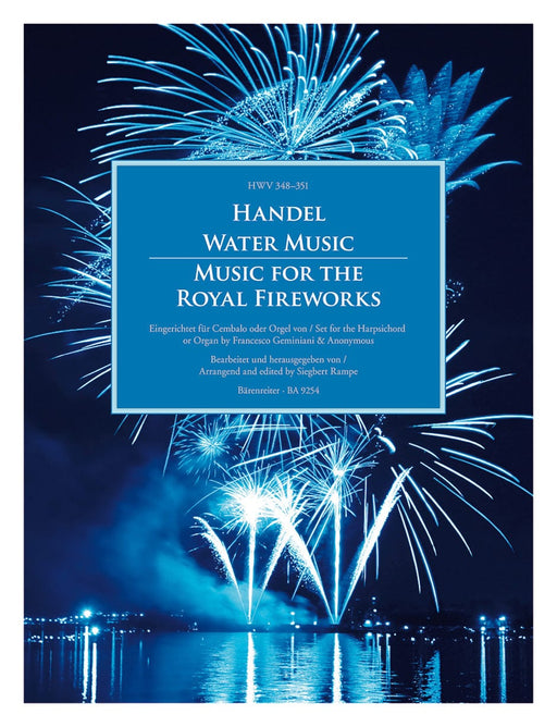 Water Music / Music for the Royal Fireworks HWV 348-351 (Set for the Harpsichord or Organ) 韓德爾 水上音樂 皇家煙火 大鍵琴 管風琴 騎熊士版 | 小雅音樂 Hsiaoya Music