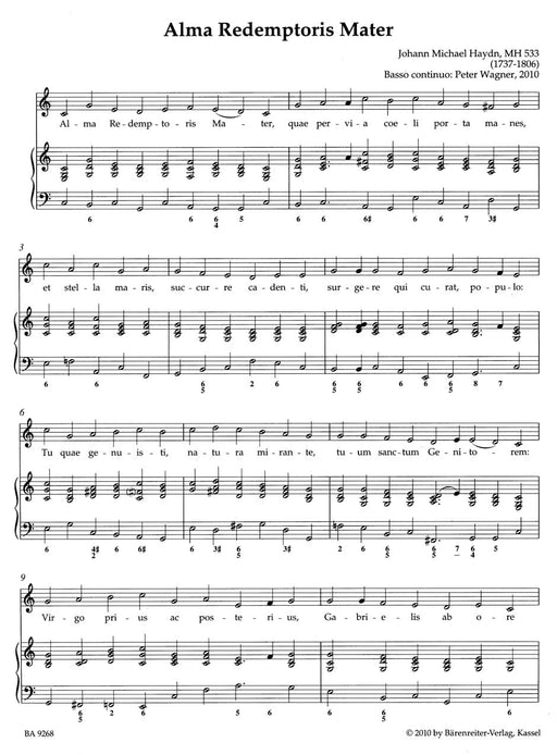 Alma Redemptoris Mater / Ave Regina coelorum / Regina coeli / Ave maris stella -Settings for Solo Voice and Organ- Settings for Solo Voice and Organ 女王 獨奏 管風琴 騎熊士版 | 小雅音樂 Hsiaoya Music