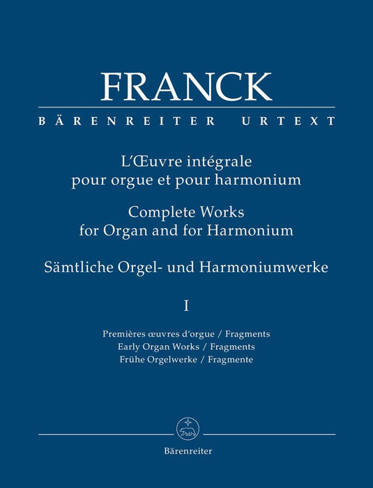 Frühe Orgelwerke / Fragmente 法朗克賽札爾 騎熊士版 | 小雅音樂 Hsiaoya Music