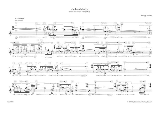 (2003) -musik für violine solo- Music for Violin solo 小提琴 獨奏 騎熊士版 | 小雅音樂 Hsiaoya Music