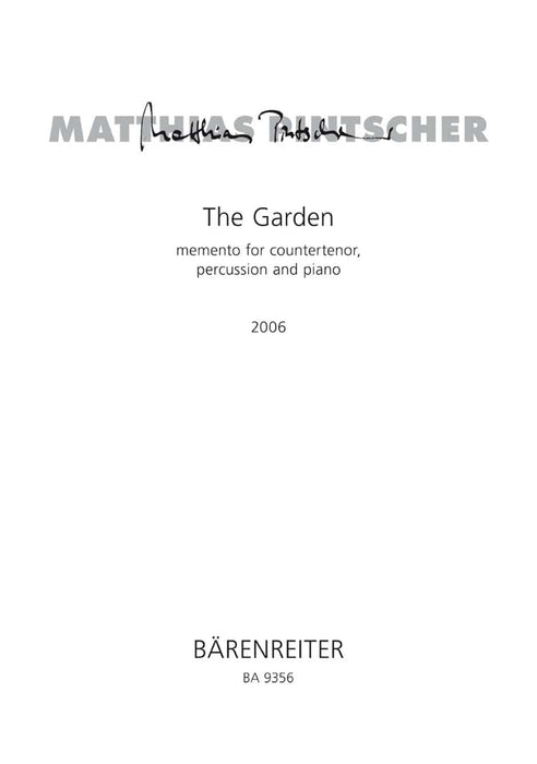 The Garden - memento for countertenor, percussion and Piano (2006) 假聲男高音擊樂器 鋼琴 騎熊士版 | 小雅音樂 Hsiaoya Music