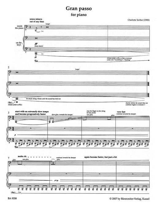 Gran Passo for Piano (2006) 鋼琴 騎熊士版 | 小雅音樂 Hsiaoya Music