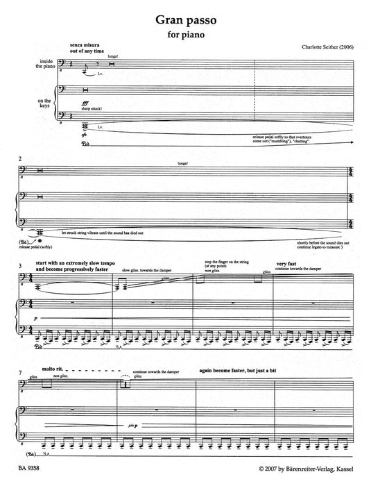 Gran Passo for Piano (2006) 鋼琴 騎熊士版 | 小雅音樂 Hsiaoya Music