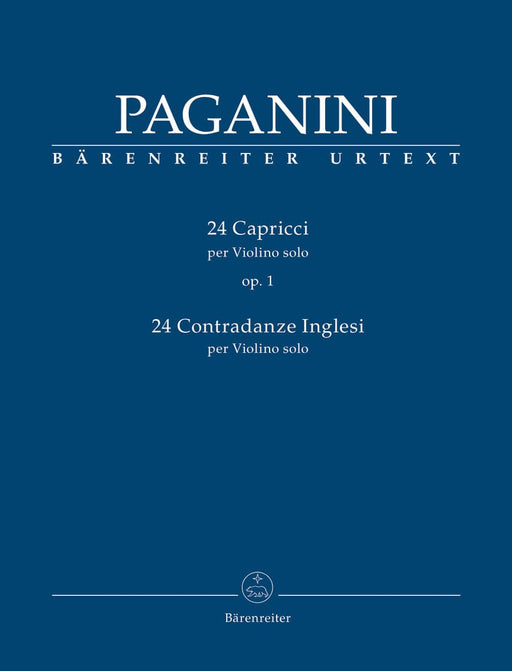 24 Capricci op. 1 / 24 Contradanze Inglesi for Violin solo 帕格尼尼 小提琴 獨奏 騎熊士版 | 小雅音樂 Hsiaoya Music