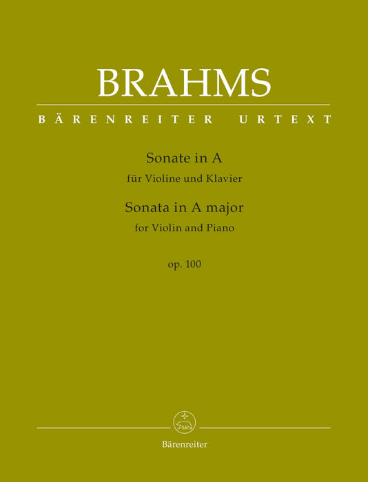 Sonata for Violin and Piano in A major op. 100 布拉姆斯 奏鳴曲 小提琴 鋼琴 騎熊士版 | 小雅音樂 Hsiaoya Music