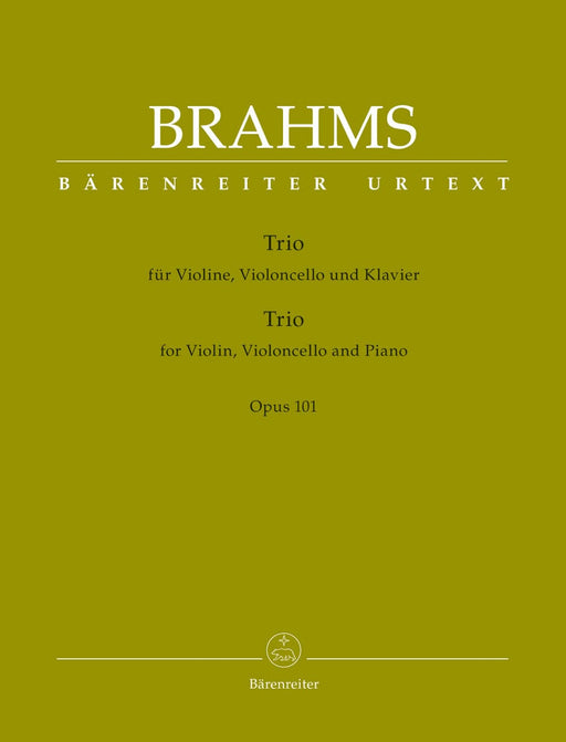 Trio for Violin, Violoncello and Piano op. 101 布拉姆斯 三重奏 小提琴大提琴 鋼琴 騎熊士版 | 小雅音樂 Hsiaoya Music