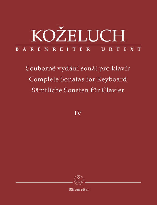 Complete Sonatas for Keyboard IV -Sonatas 38-50- 奏鳴曲 鍵盤樂器 騎熊士版 | 小雅音樂 Hsiaoya Music