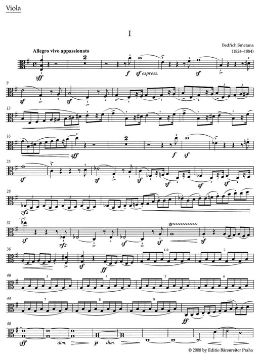 String Quartet Nr. 1 e-Moll "Aus meinem Leben" 弦樂四重奏 騎熊士版 | 小雅音樂 Hsiaoya Music