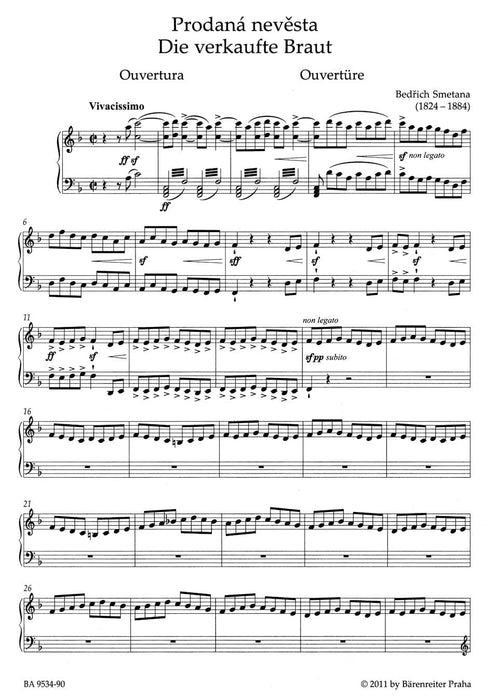 The Bartered Bride -Comic opera in three acts- Comic opera in 3 acts 被出賣的新娘 歌劇 喜歌劇 騎熊士版 | 小雅音樂 Hsiaoya Music