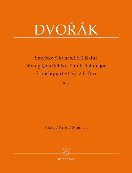 String Quartet Nr. 2 B-flat major B 17 德弗札克 弦樂四重奏 騎熊士版 | 小雅音樂 Hsiaoya Music