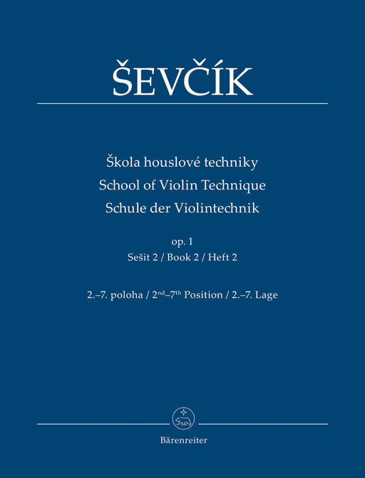 School of Violin Technique op. 1 -2nd-7th Position- (Book 2) 2nd-7th Position 小提琴 騎熊士版 | 小雅音樂 Hsiaoya Music