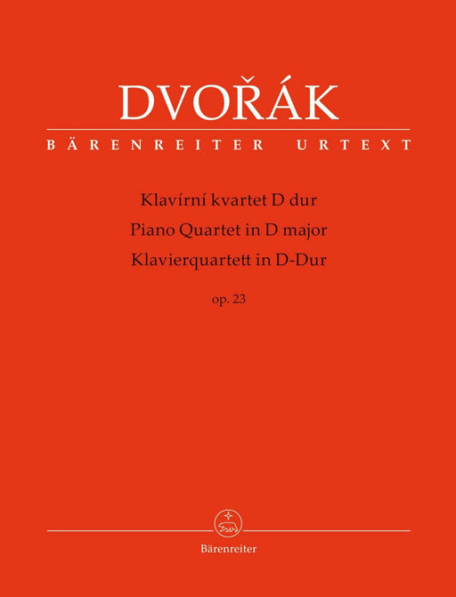 Piano Quartet D major op. 23 德弗札克 鋼琴 四重奏 騎熊士版 | 小雅音樂 Hsiaoya Music