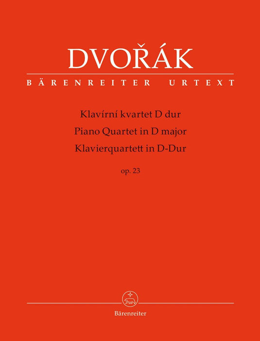 Piano Quartet D major op. 23 德弗札克 鋼琴 四重奏 騎熊士版 | 小雅音樂 Hsiaoya Music