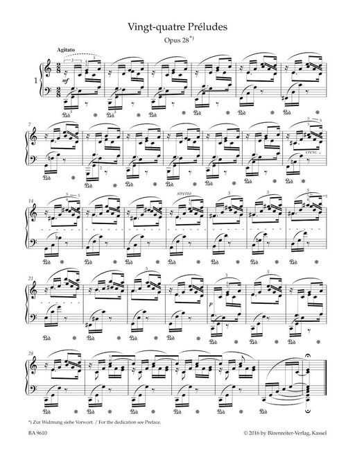 Vingt-quatre Preludes op. 28 / Prelude op. 45 for Piano 蕭邦 前奏曲 鋼琴 騎熊士版 | 小雅音樂 Hsiaoya Music