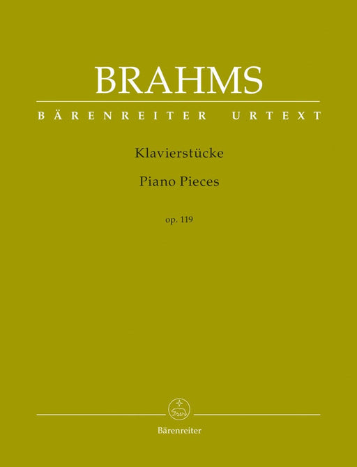 Piano Pieces op. 119 布拉姆斯 鋼琴 小品 騎熊士版 | 小雅音樂 Hsiaoya Music