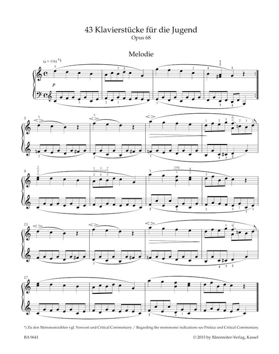 Album for the Young op. 68 -43 Piano Pieces- Album for the Young 舒曼羅伯特 少年曲集 鋼琴 小品少年曲集 騎熊士版 | 小雅音樂 Hsiaoya Music