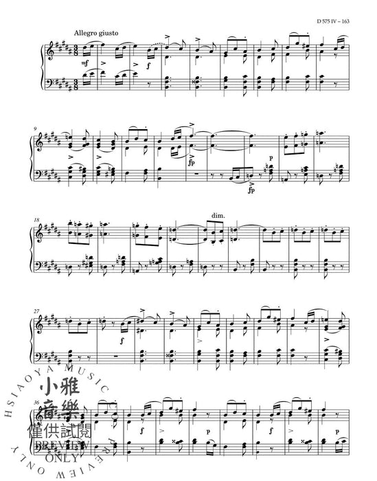 Piano Sonatas I The Early Sonatas 舒伯特 鋼琴奏鳴曲 熊騎士版(小熊版) | 小雅音樂 Hsiaoya Music
