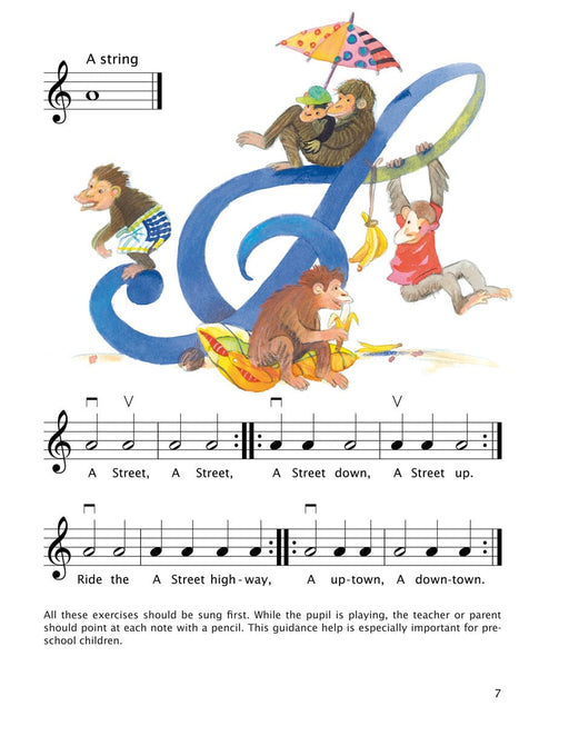 Early Start on the Violin, Volume 1 -A violin method for children age vier and older- (with a French text supplement) A violin method for children age four and older 小提琴 騎熊士版 | 小雅音樂 Hsiaoya Music
