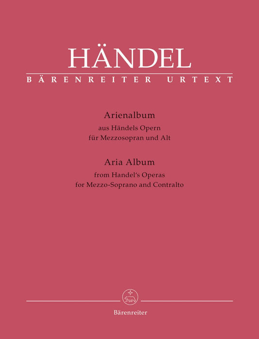 Aria Album for Mezzo-Soprano and Contralto (from Handel's Operas) 韓德爾 詠唱調 歌劇 騎熊士版 | 小雅音樂 Hsiaoya Music