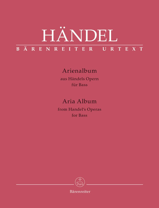 Aria Album for Bass (from Handel's Operas) 韓德爾 詠唱調 歌劇 騎熊士版 | 小雅音樂 Hsiaoya Music