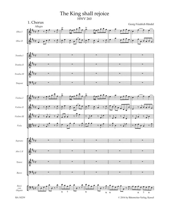The King shall rejoice HWV 260 -Coronation Anthem- Coronation Anthem 韓德爾 頌歌 騎熊士版 | 小雅音樂 Hsiaoya Music