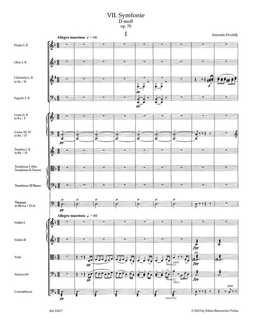 Symphony Nr. 7 D minor op. 70 德弗札克 交響曲 騎熊士版 | 小雅音樂 Hsiaoya Music