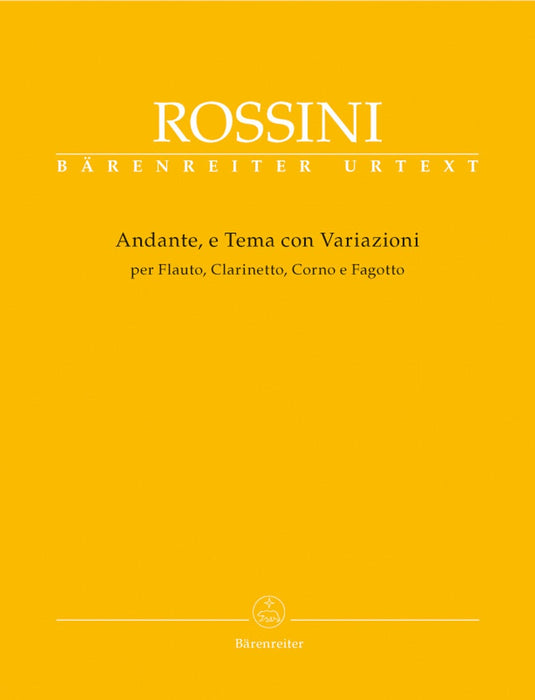 Andante and Theme and Variations for Flute, Clarinet, Horn and Bassoon 行板 主題變奏 長笛 豎笛法國號 低音管 騎熊士版 | 小雅音樂 Hsiaoya Music