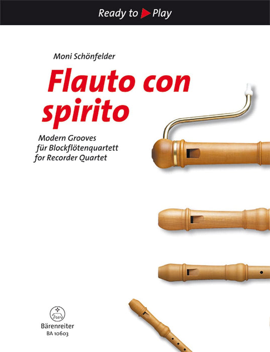 Flauto con spirito -Modern grooves for recorder quartet- Modern grooves 四重奏 騎熊士版 | 小雅音樂 Hsiaoya Music