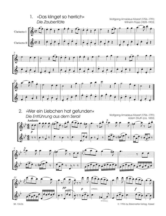 Classic Hits for two Clarinets 豎笛 騎熊士版 | 小雅音樂 Hsiaoya Music