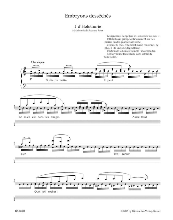 Embryons desséchés for Piano 薩悌 鋼琴 騎熊士版 | 小雅音樂 Hsiaoya Music