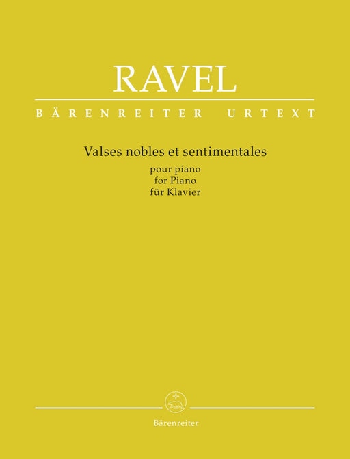Valses nobles et sentimentales for Piano 拉威爾摩利斯 高貴傷感的圓舞曲 鋼琴 騎熊士版 | 小雅音樂 Hsiaoya Music