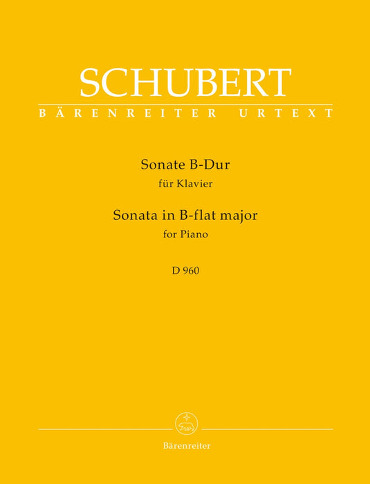 Sonate for Piano B-flat major D 960 舒伯特 鋼琴 騎熊士版 | 小雅音樂 Hsiaoya Music
