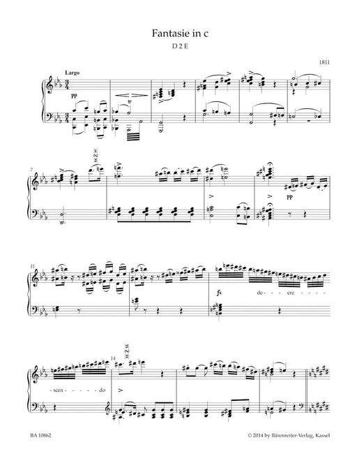 Fantasies for Piano 舒伯特 幻想曲 鋼琴 騎熊士版 | 小雅音樂 Hsiaoya Music