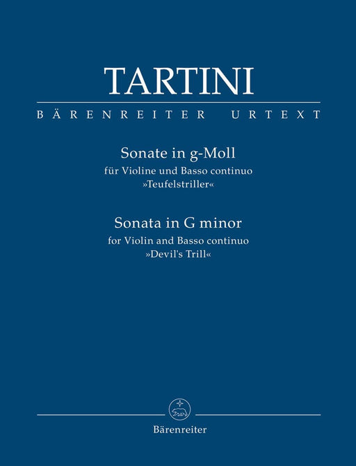 Sonata for Violin and Basso continuo G minor "Devil's Trill" 塔悌尼 奏鳴曲 小提琴 魔鬼的顫音 騎熊士版 | 小雅音樂 Hsiaoya Music