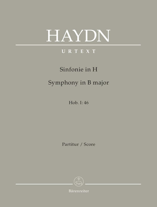 Symphony B major Hob. I:46 海頓 交響曲 騎熊士版 | 小雅音樂 Hsiaoya Music