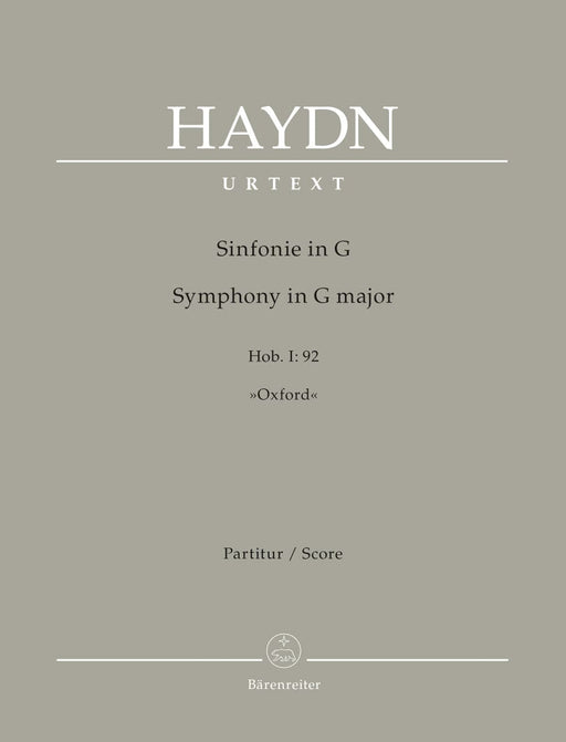 Symphony in G major Hob. I:92 "Oxford" 海頓 交響曲 騎熊士版 | 小雅音樂 Hsiaoya Music