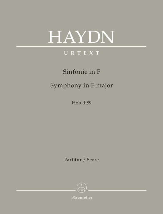 Symphony F major Hob. I:89 海頓 交響曲 騎熊士版 | 小雅音樂 Hsiaoya Music