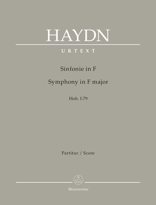 Symphony Nr. 79 in F major Hob. I:79 海頓 交響曲 騎熊士版 | 小雅音樂 Hsiaoya Music