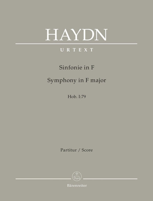 Symphony Nr. 79 in F major Hob. I:79 海頓 交響曲 騎熊士版 | 小雅音樂 Hsiaoya Music
