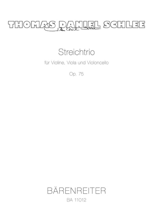 String trio for Violin, Viola and Violoncello op. 75 (2007) 弦樂 三重奏 小提琴 中提琴 大提琴 騎熊士版 | 小雅音樂 Hsiaoya Music
