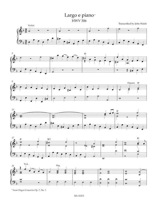 An Easy Handel Organ Album -Original Works and Arrangements- Original Works and Arrangements 管風琴 騎熊士版 | 小雅音樂 Hsiaoya Music