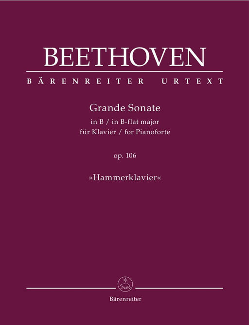 Grande Sonate for Pianoforte in B-flat major op. 106 "Hammerklavier" 貝多芬 鋼琴 騎熊士版 | 小雅音樂 Hsiaoya Music