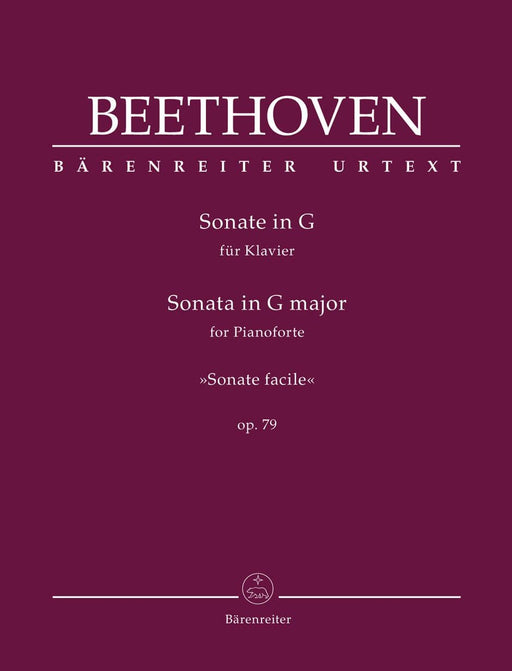 Sonata for Pianoforte G major op. 79 "Sonate facile" 貝多芬 奏鳴曲 鋼琴 騎熊士版 | 小雅音樂 Hsiaoya Music